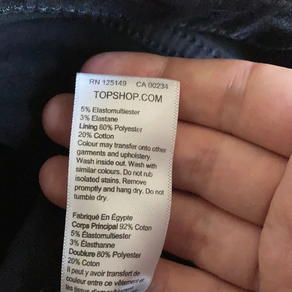 Topshop Jamie Black Jeans - Picture 9 of 9